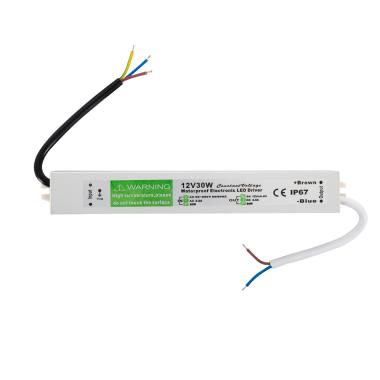 Voeding  Waterdicht 12V DC 30W  2.5A IP67