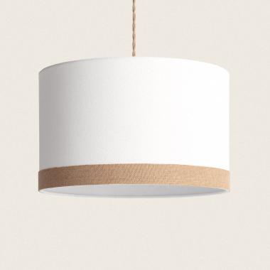 Leya Natural Fabric Pendant Lamp