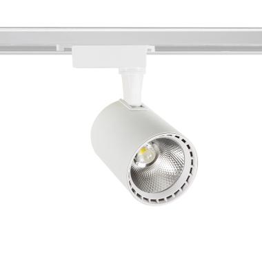 Spot LED sur Rail Monophasé 20W Bron Blanc