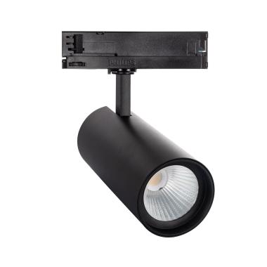 Lištový LED Reflektor Třífázový 30W New d&Angelo CRI90 PHILIPS Xitanium Černý 