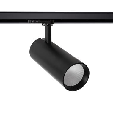 Spotlight Bertha Zwart LED 30W LIFUD Voor de Driefasige Rail