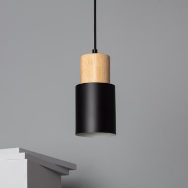 Hanglamp Metaal en Hout  Kidonge