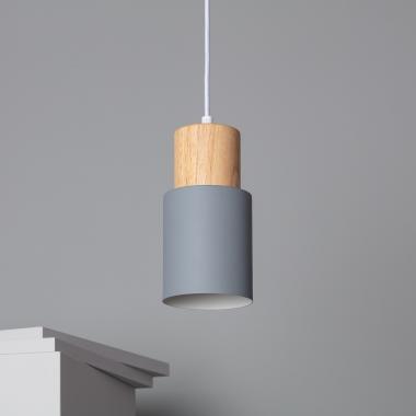 Hanglamp Metaal en Hout  Kidonge