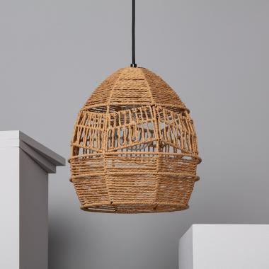 Bewayo Braided Paper Pendant Lamp