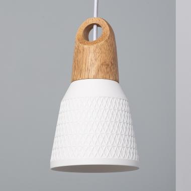 Hanglamp Keramiek en Hout Retilles