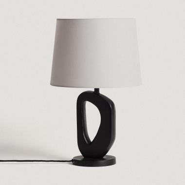 Cave Wooden Table Lamp ILUZZIA