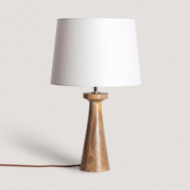 Rani Wooden Table Lamp ILUZZIA