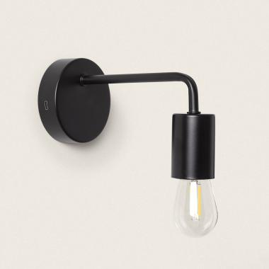 Jayso Metal Wall Lamp with USB Rechargeable Battery