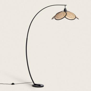 Stehlampe Rattan Bogen Nirvana