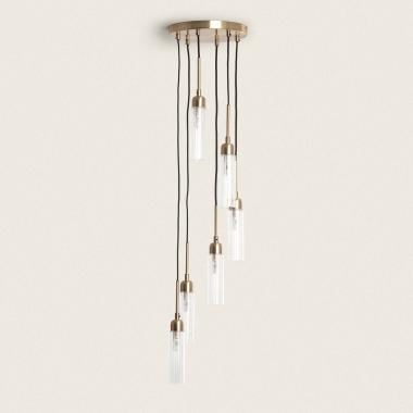 Iraide Metal & Glass Pendant Lamp