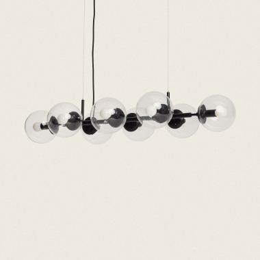 Hanglamp Wassily  Metaal en Glas 8 Spots