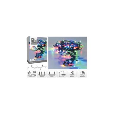 Guirlande LED Extérieure Câble Noir RGB 9m