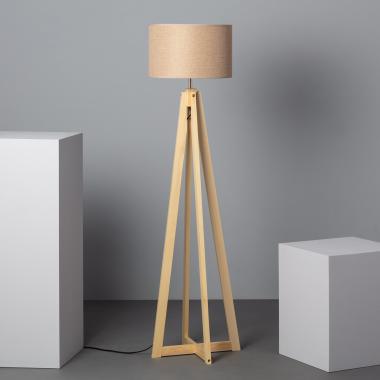 Staande lamp van Hout Korsade