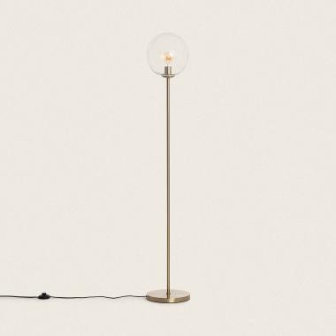 Stehlampe Metall und Glas Moonlight Clear