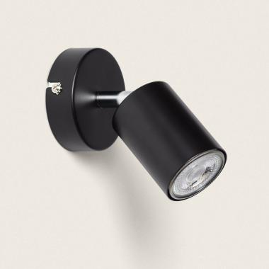 Albus Black 1 Spotlight Metal Directional Ceiling Lamp