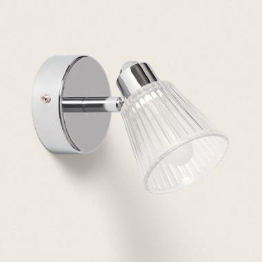 Lampe Murale Salle de Bain 1 Spot Chrome Rain