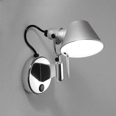 Wandlamp Tolomeo Micro Faretto LED met dimbare schakelaar ARTEMIDE