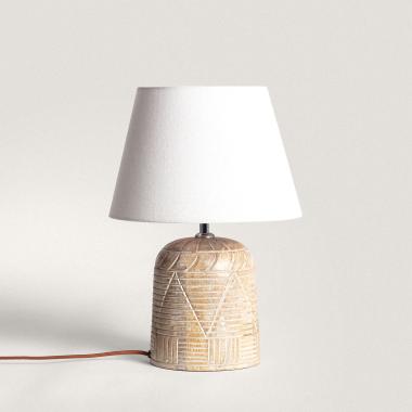 Lampe à Poser en bois Koson ILUZZIA