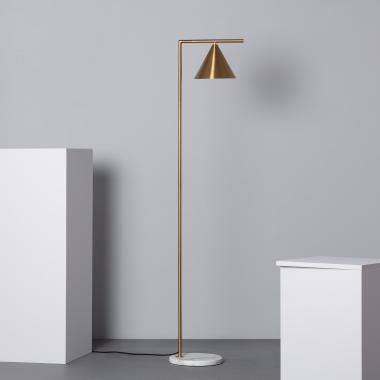 Tinos Marble & Metal Floor Lamp ILUZZIA