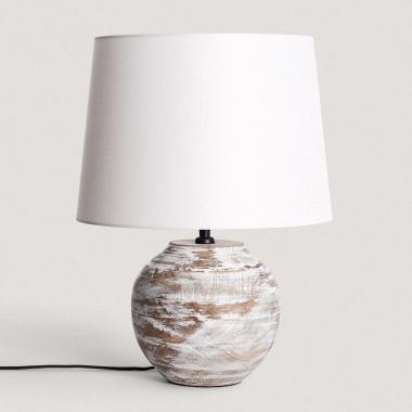 Chandan Wooden Table Lamp ILUZZIA