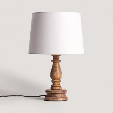 Chess Wooden Table Lamp ILUZZIA