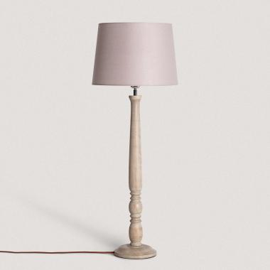 Daksh Wooden Table Lamp ILUZZIA