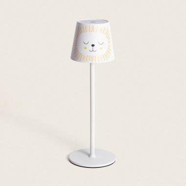 Přenosná Kovová Stolní LED Lampa 3W Anisa s USB Dobíjecí Baterií