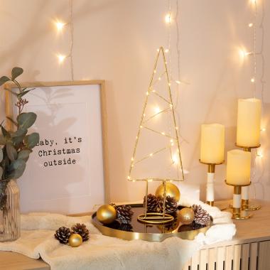 LED Gold-kerstboom