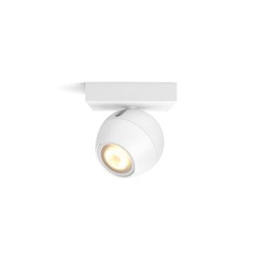 PHILIPS Hue Buckram GU10 White Ambiance Single Spotlight Ceiling Lamp