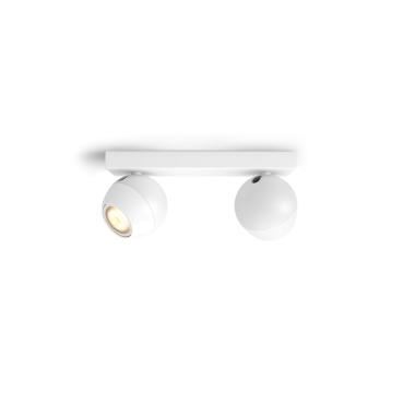 Plafondlamp White Ambiance Twee Spots GU10 PHILIPS Hue Buckram