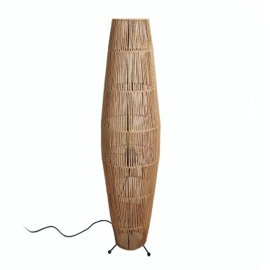 Mahali Braided Paper Floor Lamp ILUZZIA