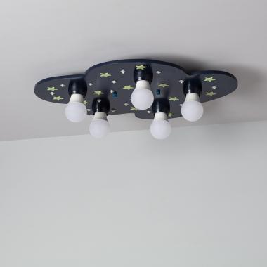 Cosmon Wood Children's Ceiling Lamp