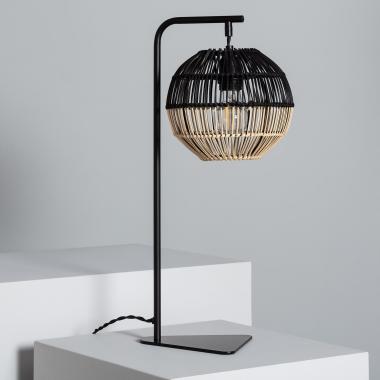 Kithnos Rattan Table Lamp ILUZZIA