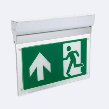 Surface Emergency Double Sided LED Light with Sign Permanent/ Non Permanent 60lm