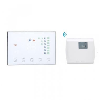 Heizungsthermostat WiFi Programmierbar Weiss Kabellos