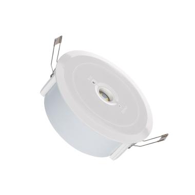 LED Noodverlichting Opbouw /Inbouw 120lm Permanent /Niet Permanent Rond Zaagmaat Ø136 mm