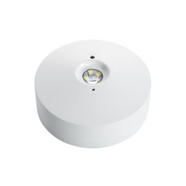 LED Noodverlichting Opbouw 120lm Permanent/ Niet Permanent Rond