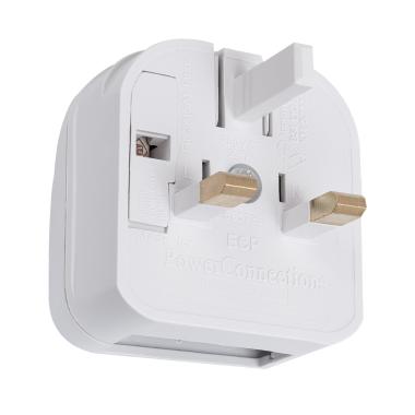 Adapter Wtyczka Płaska Typu C do wtyczki typu G (UK)