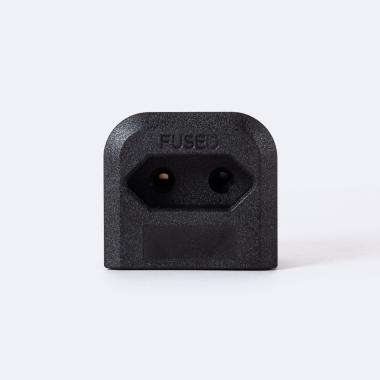 Type E (EU) to Type G (UK) Plug Adapter