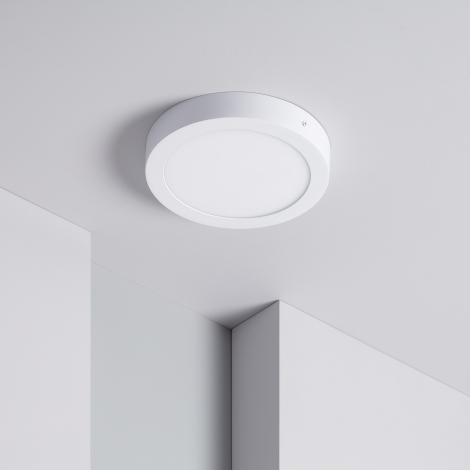 Plafoniera LED 18W Circolare SwitchCCT Selezionabile Ø225 mm Regolazione Compatibile con Telecomando RF V2