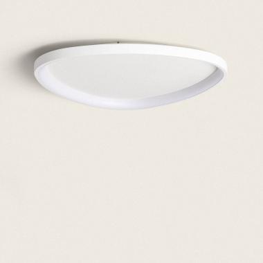 Plafoniera LED 30W Ø600 mm Ovale Metallo CCT Selezionabile Owen