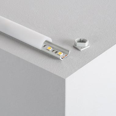 1m Rohový Hliníkový Profi Kruhový pro LED Pásky do 10 mm