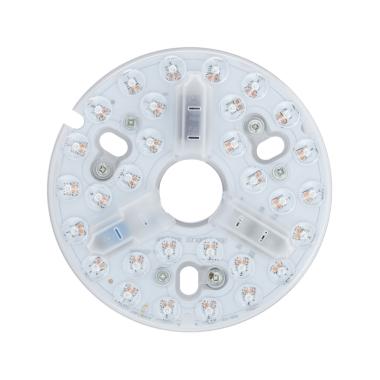 Éclairage de Rechange pour Ventilateur de Plafond LED 15W 220V CCT PCB avec Aimant