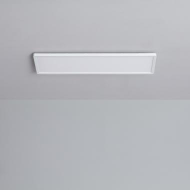 Plafonnier LED Rectangulaire Variation par Paliers 3 Niveaux SwitchDimm 24W Double Face 580x200mm