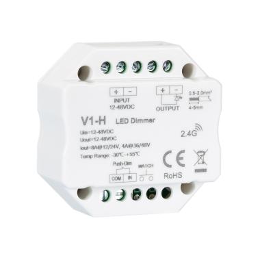 Dimmer 12/48V RF LED voor Monocolor LED Strip met Drukknop Compatibiliteit