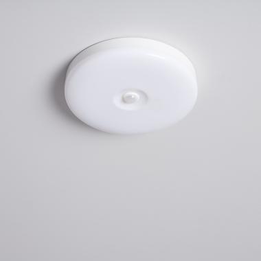 Plafoniera LED 12W Circolare Ø216 mm No Flicker con Sensore di Movimento PIR e Crepuscolare