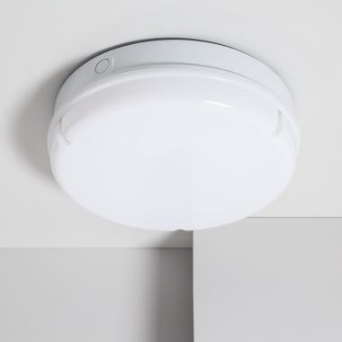 Plafoniera LED 24W Circolare per Esterni Ø285mm IP65 con Luce di Emergenza Non Permanente Hublot