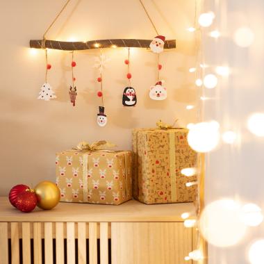 De LED Kerst Slinger  Hangende Stam