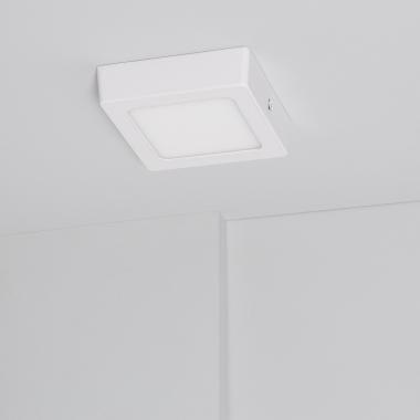 Plafonnier LED Carré 6W Extra-Plat CCT Sélectionnable 105x105 mm