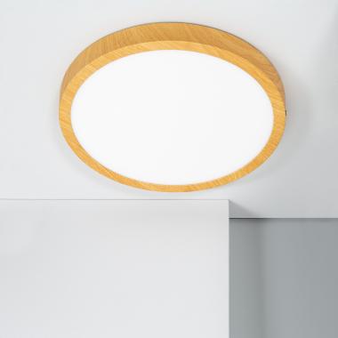 Plafondlamp LED 24W Rond Aluminium Ø280 mm Slim CCT Selecteerbaar Galán SwitchDimm